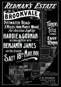 Vintage Real Estate Poster Redman's Estate Government Subdivision, Brookvale NSW
