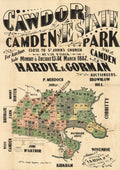 Vintage Real Estate Poster Cawdor Estate Camden NSW