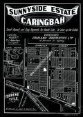 Vintage Real Estate Poster Sunnyside Estate Caringbah