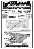 Vintage Real Estate Poster The Railway Workshop Hub Chullora NSW