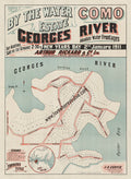 Vintage Real Estate Poster By The Water Estate Como