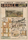 Vintage Real Estate Poster Jubilee Land Sale Coogee