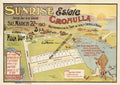 Vintage Real Estate Poster Sunrise Estate Cronulla NSW