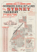 Vintage Real Estate Poster Crown Lands Dee Why NSW