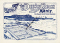 Vintage Real Estate Poster Dee Why Beach Estate Manly