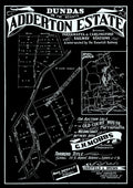 Vintage Real Estate Poster Adderton Estate Dundas NSW
