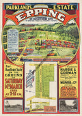 Vintage Real Estate Poster Parklands Estate Epping NSW