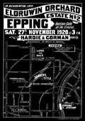 Vintage Real Estate Poster Eldruwin Ochard Estate Epping NSW
