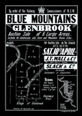 Vintage Real Estate Poster By order of the Railway Commissioners of NSW Glenbrook NSW