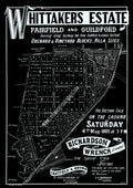 Vintage Real Estate Poster Whittakers Estate Fairfield and Guildford NSW
