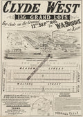 Vintage Real Estate Poster Clyde West Granville NSW