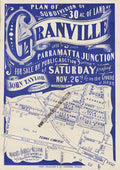 Vintage Real Estate Poster Granville Parramatta Junction NSW