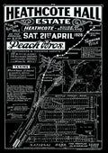 Vintage Real Estate Poster Heathcote Hall Estate Heathcote Sutherland NSW
