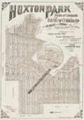 Vintage Real Estate Poster Hoxton Park Parish of Cabramatta NSW
