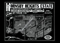 Vintage Real Estate Poster Hornsby Heights Estate Hornsby NSW