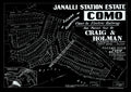 Vintage Real Estate Poster Janalli Station Estate Como 2nd Sub Division NSW