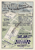 Vintage Real Estate Poster Lilyville Estate South Kensington NSW