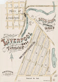 Vintage Real Estate Poster Liverpool Township NSW