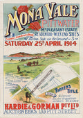 Vintage Real Estate Poster Mt Pleasant Estate Mona Vale Pitt Water NSW