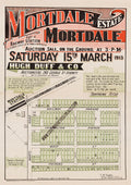Vintage Real Estate Poster Mortdale Estate NSW