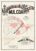 Vintage Real Estate Poster Littlefields Farms Mulgoa NSW