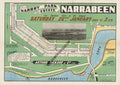Vintage Real Estate Poster Narroy Park Estate Narrabeen NSW