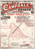 Vintage Real Estate Poster Campdale Estate Orange NSW