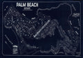 Vintage Real Estate Poster Palmbeach Estate No2 NSW