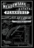Vintage Real Estate Poster Meadowbank Estate Peakhurst NSW