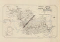 Vintage Real Estate Poster Tourist Sketch Map Penrith to the Blue Mountains NSW