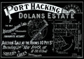 Vintage Real Estate Poster Dolan's Estate Port Hacking NSW