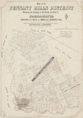 Vintage Real Estate Poster Pennant Hills District from the Surveyor General NSW