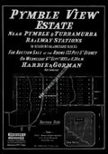 Vintage Real Estate Poster Pymble View Estate Pymble NSW