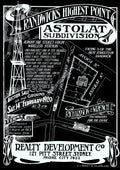 Vintage Real Estate Poster Astolat Subdivision Randwick NSW