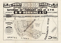Vintage Real Estate Poster Uhrs Point Estate Rhodes Parramatta River NSW