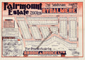 Vintage Real Estate Poster Fairmount Estate Rydalmere NSW