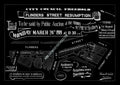 Original Vintage Real Estate Poster Flinders Street Resumption Surry Hills Sydney NSW